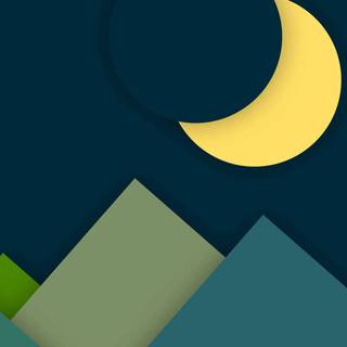 Blue minimalist phone wallpaper