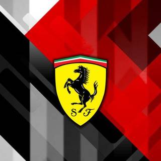 Ferrari logo phone wallpaper