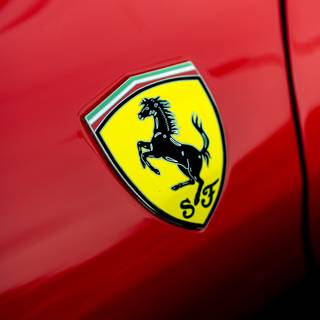 Ferrari logo phone wallpaper
