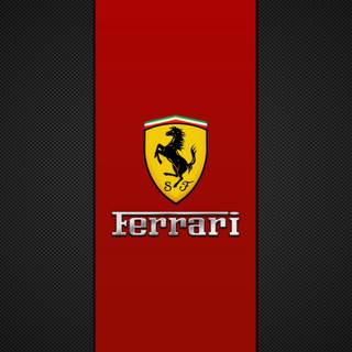 Ferrari logo phone wallpaper