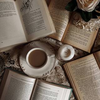 iPhone books wallpaper