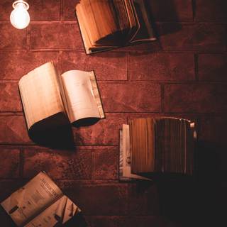 iPhone books wallpaper