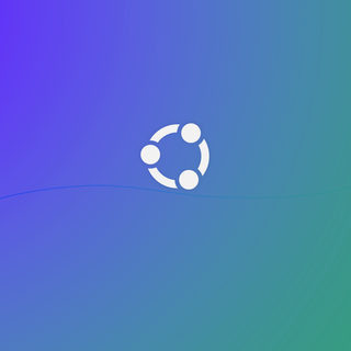 Ubuntu logo wallpaper