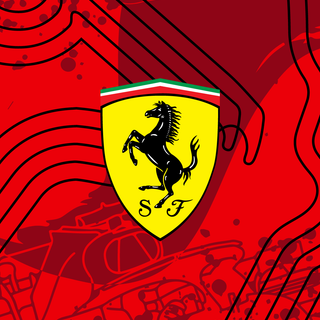 Ferrari logo phone wallpaper