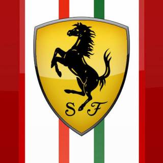Ferrari logo phone wallpaper