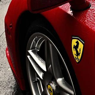Ferrari logo phone wallpaper