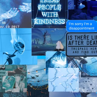 Aesthetic graphic wallpaper