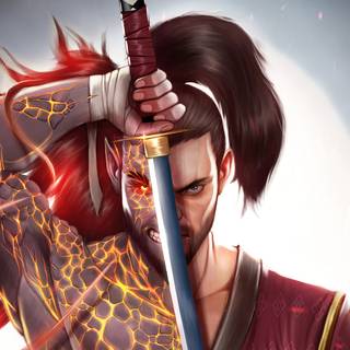 Ninja warrior 4k wallpaper