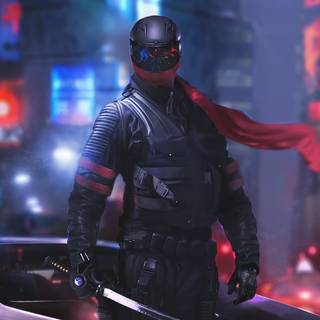 Ninja warrior 4k wallpaper