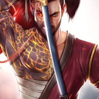 iPhone warrior wallpaper