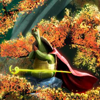 Master Oogway phone wallpaper