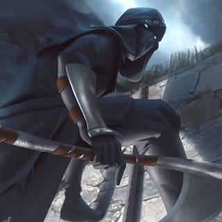 Ninja warrior 4k wallpaper