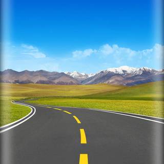 Curved phone wallpaper