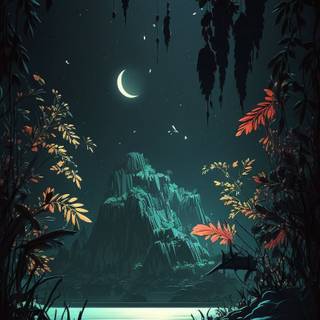 Calming phone wallpaper