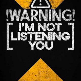 Phone warning wallpaper