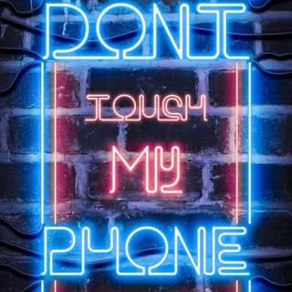 Phone warning wallpaper