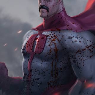 Omni Man iPhone wallpaper