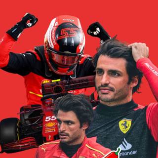 Carlos Sainz iPhone wallpaper