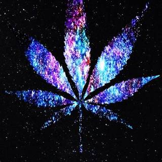 Neon weed phone wallpaper