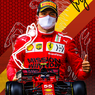 Carlos Sainz iPhone wallpaper