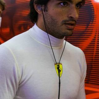 Carlos Sainz iPhone wallpaper