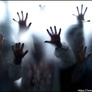 Zombie hand wallpaper