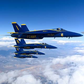 Blue Angels iPhone wallpaper