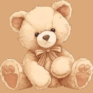 Cute bear desktop wallpaper