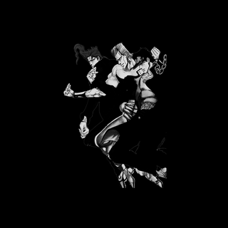 Jojo black wallpaper