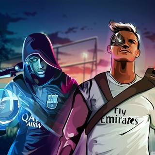 Soccer drip wallpaper