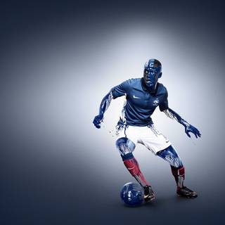 Soccer drip wallpaper