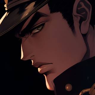 Jojo black wallpaper