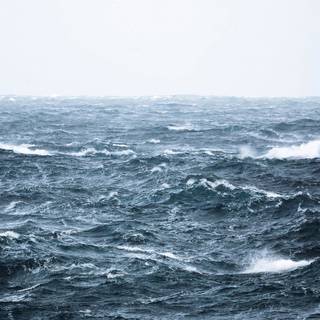 Stormy beach wallpaper