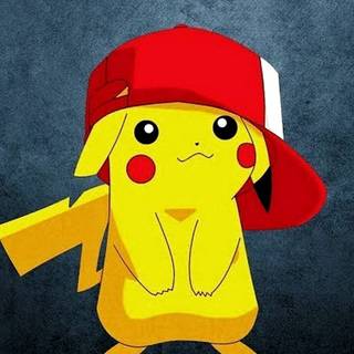 Pikachu with hat wallpaper