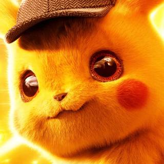 Pikachu with hat wallpaper