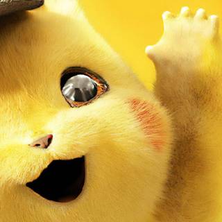 Pikachu with hat wallpaper