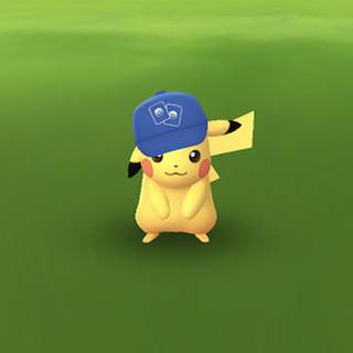 Pikachu with hat wallpaper