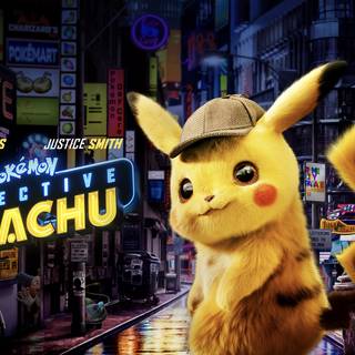 Pikachu with hat wallpaper