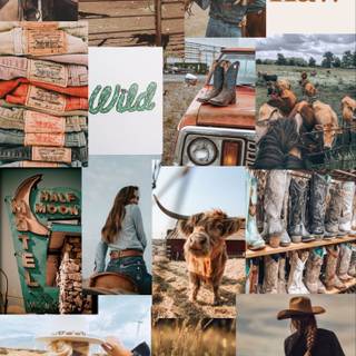 Country people wallpaper