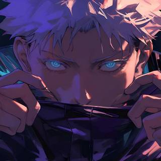 Manga Gojo desktop wallpaper