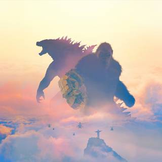 Godzilla x Kong 4k wallpaper