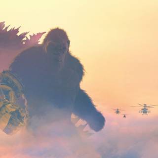 Godzilla x Kong 4k wallpaper