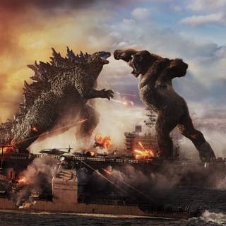 Godzilla x Kong 4k wallpaper