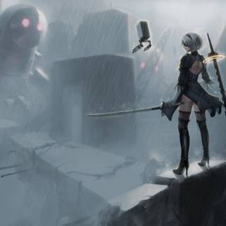 Nier Automata A2 4k wallpaper