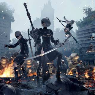 Nier Automata 9S wallpaper