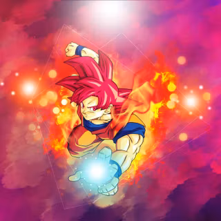 Goku SSJ God 4k wallpaper