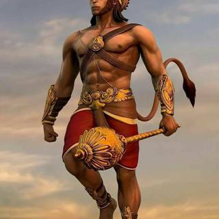 Hanuman 4k phone wallpaper