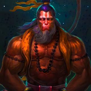 Hanuman 4k phone wallpaper