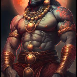 Hanuman 4k phone wallpaper