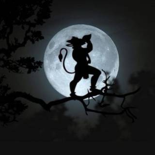 Hanuman Ji black wallpaper